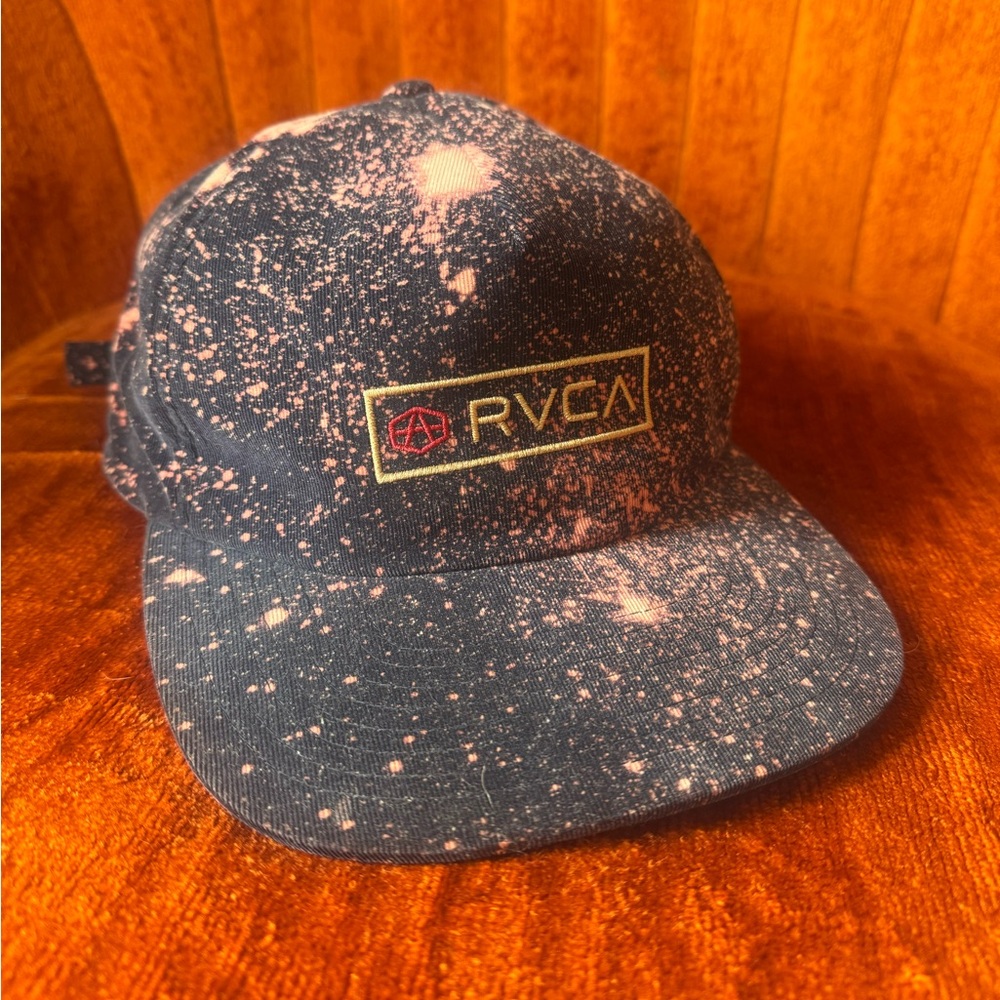 RVCA navy blue and pink .red accent inside